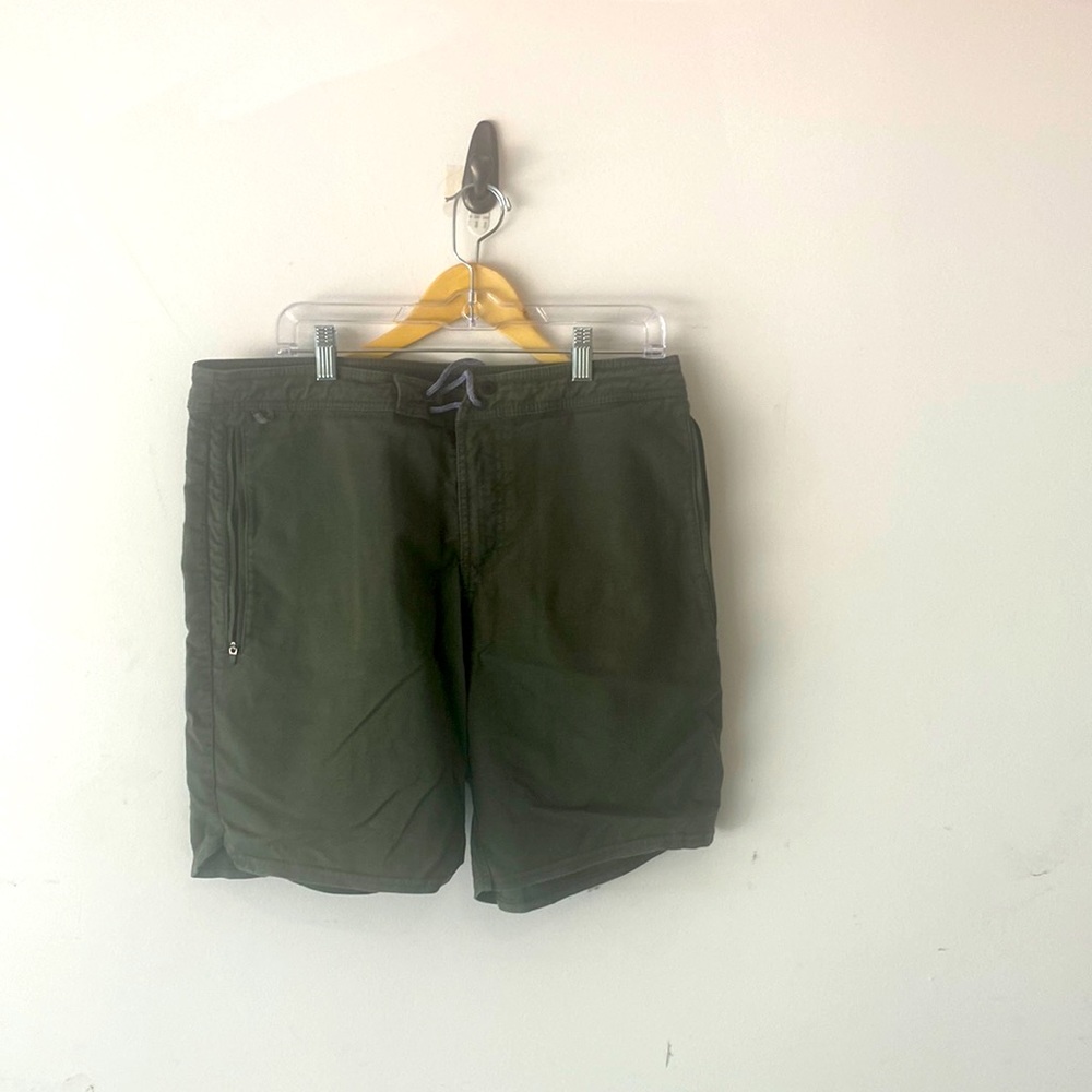 Roark Zip Shorts - Army Green 34 Layover Trail Travel